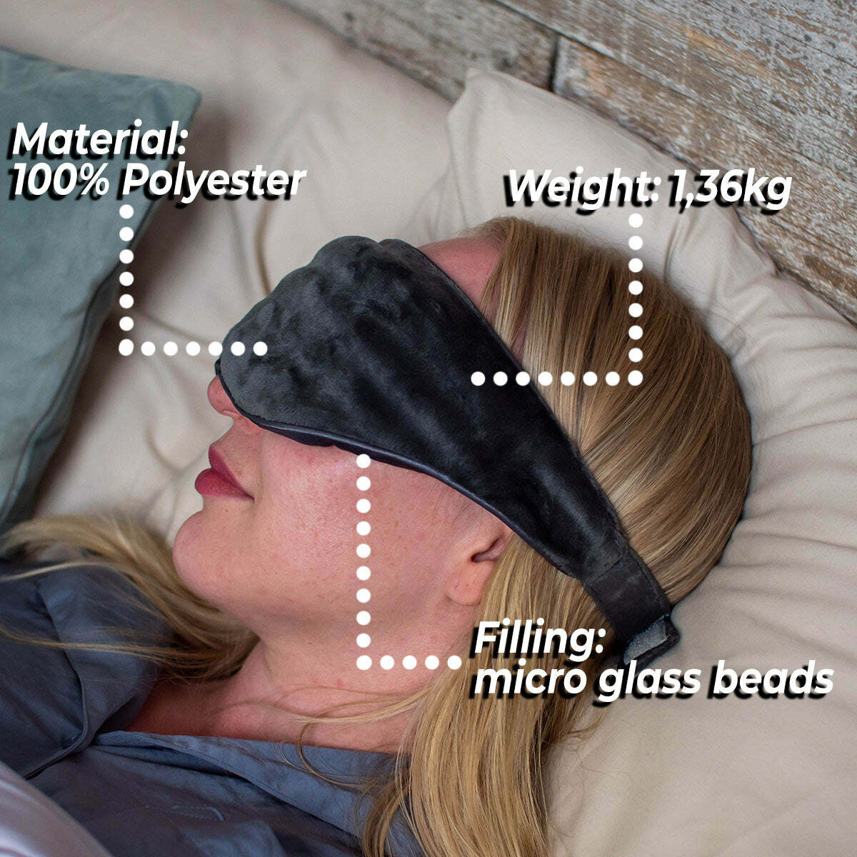 
              Polar Night Weighted eye mask